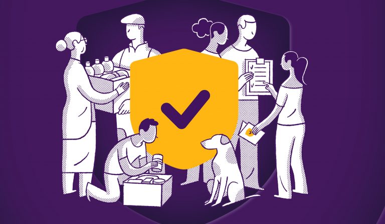 Campagne beeld van de campagne Denk Vooruit.