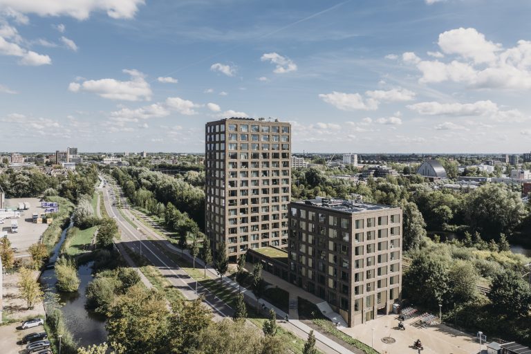Burgermeester Jamessingel met zicht op de binnenstad
